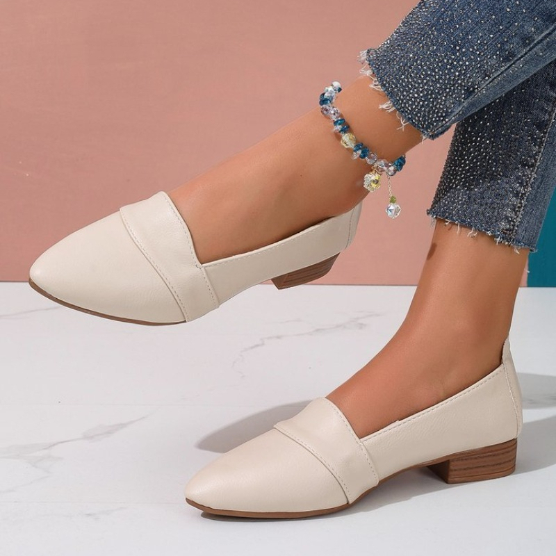 Women'S Shoes Clogs - Kadınlar İçin Düz Renk, Sivri Burun,