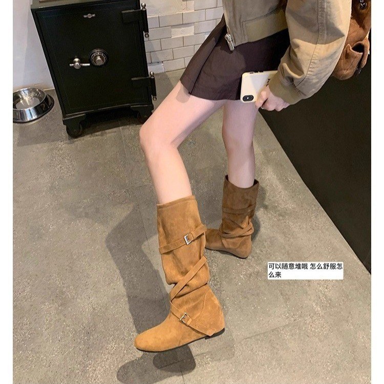 Sock Boot Women - Şövalye botları kadın 2026 yeni İngiliz