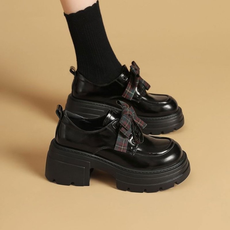 Kadınlar için Şık Ekose Desenl - Oxford Lace Up Women incelemesi ve fiyatı