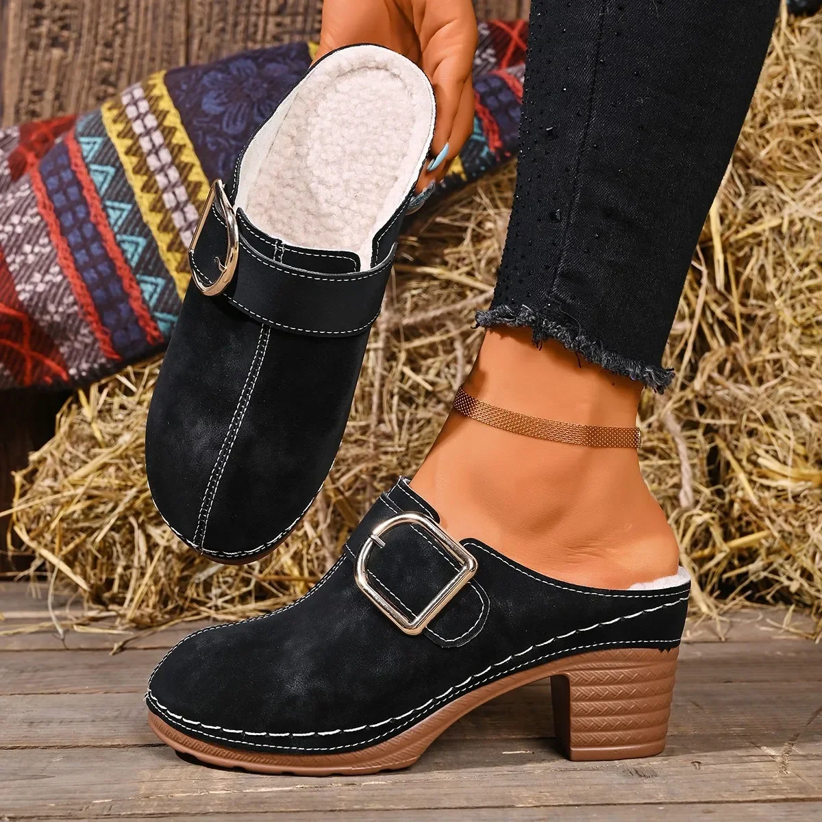 Kadınlar için Kalın Tabanlı Te - Women'S Shoes Clogs incelemesi ve fiyatı